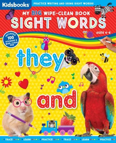 Sight Words (My Big Wipe-Clean Book, Ages 4-6)
