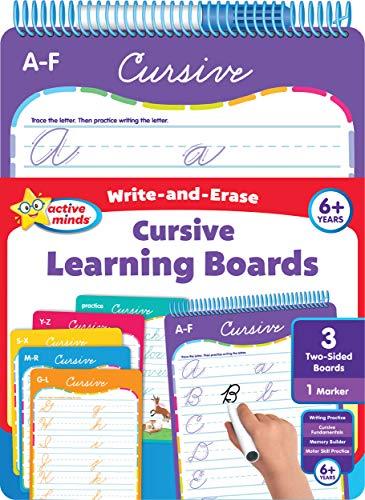 Write-and-Erase Cursive Learning Boards (Active Minds)