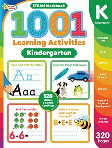 1001 Learning Activities: Kindergarten (STEAM Workbook)