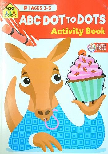ABC Dot to Dots Activity Book (Preschool)