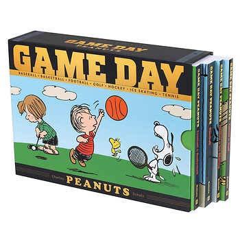 Peanuts Game Day: 4 Book Box Set (Tennis & Golf/Hockey & Ice Skating/Baseball/Football & Basketball)