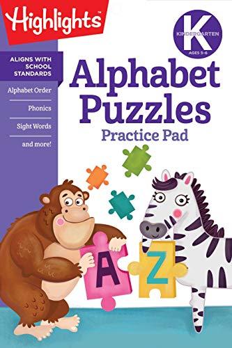 Alphabet Puzzles Practice Pad: Kindergarten (Highlights Learn on the Go)