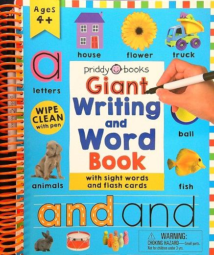 Giant Writing and Word Book (Wipe-Clean With Pen)