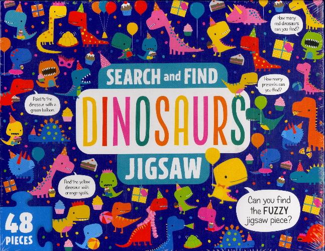 Dinosaurs Search and Find Jigsaw Puzzle