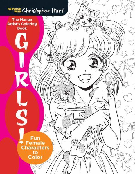 Girls! The Manga Artist's Coloring Book
